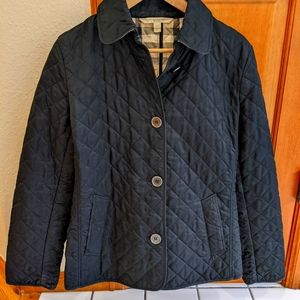 Burberry Brit - Women's Black Quilted Jacket - Medium